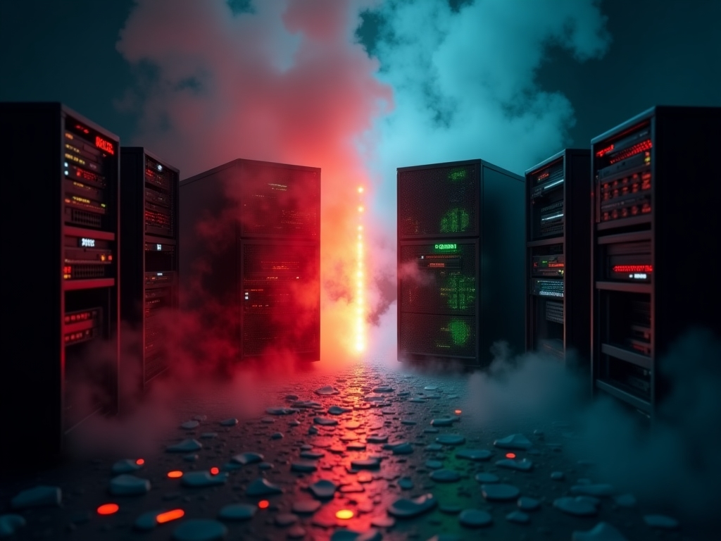 Visualización conceptual del proceso de recuperación ante desastres